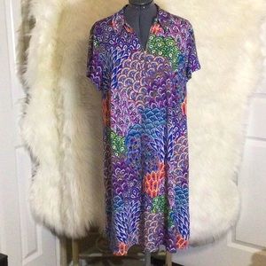 MSK Women Bright, Colorful Dress